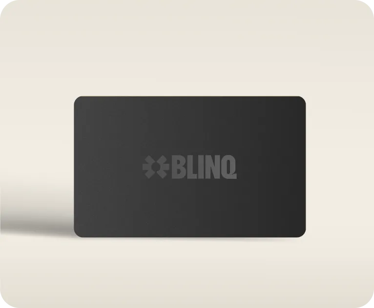 Black Blinq Classic NFC card