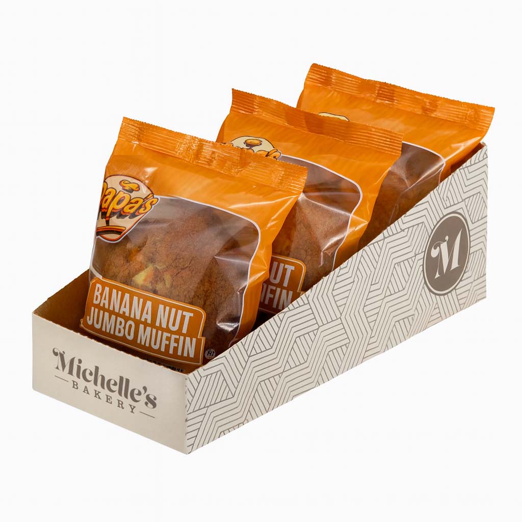 Banana Nut Jumbo Muffin boxed