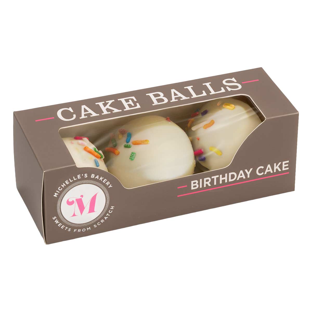 Michelle's Birthday Cake Balls pakage