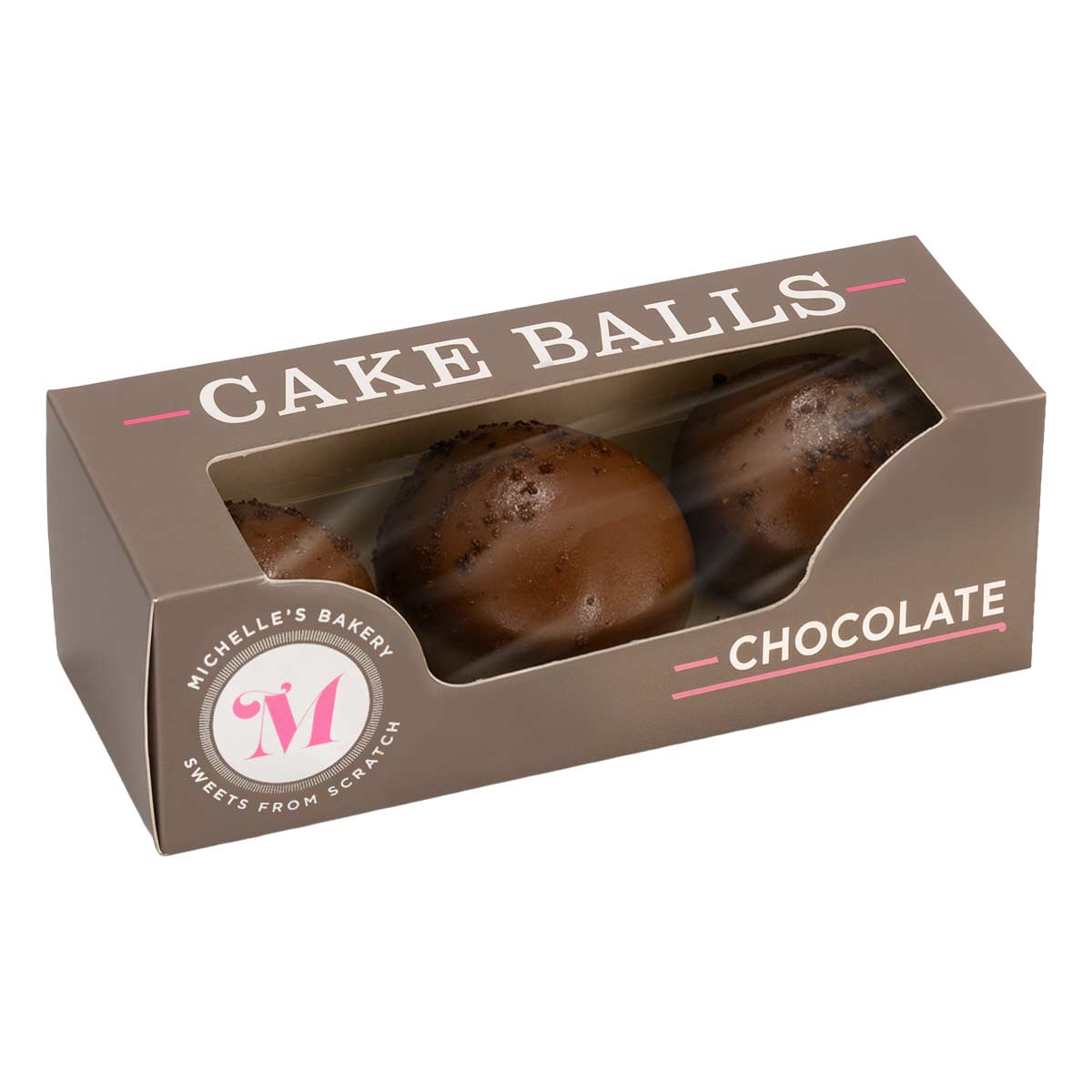 Michelle's Chocolate Cake Balls package