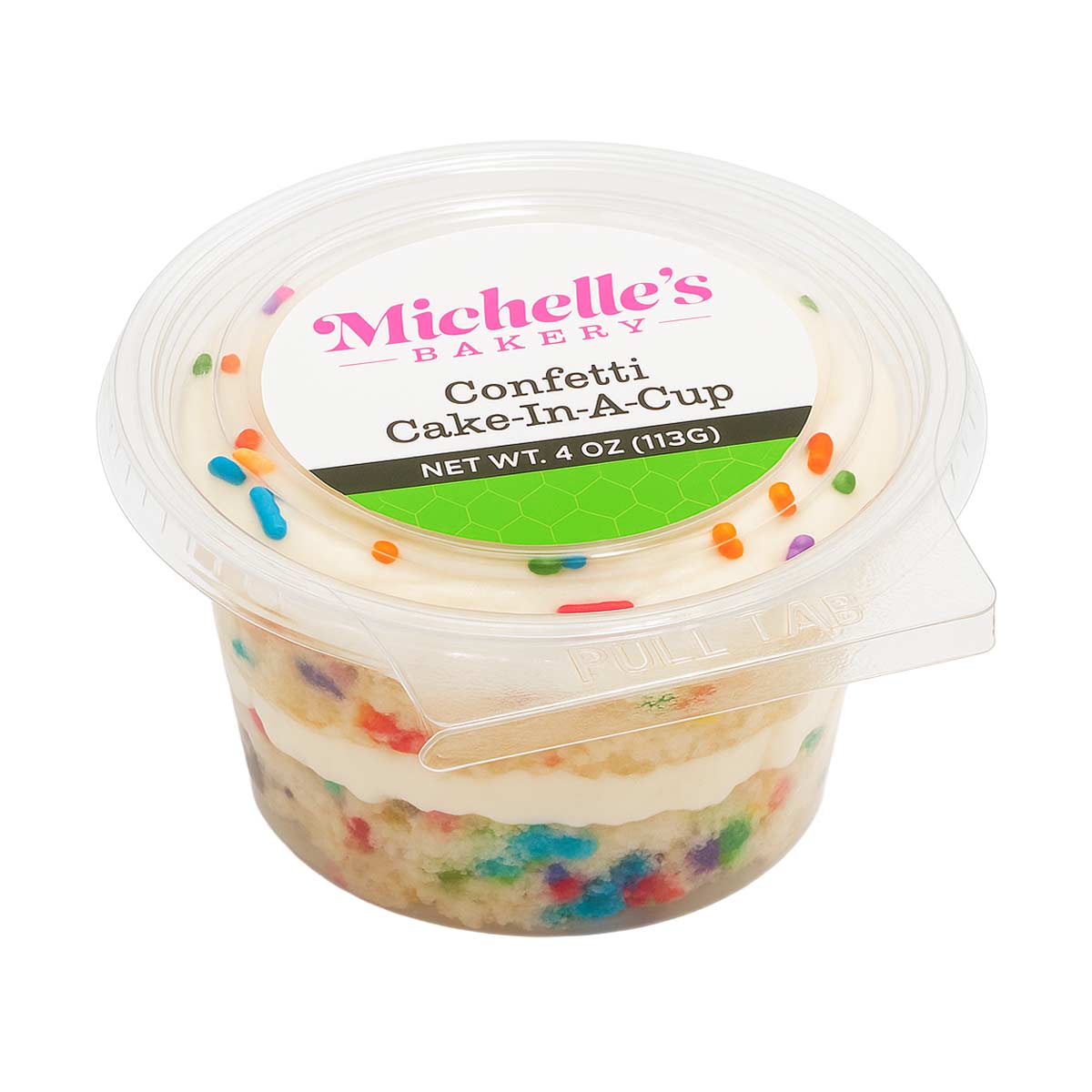 Confetti Cake-In-A-Cup package