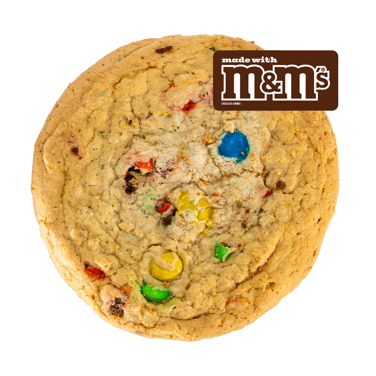 Made with M&M's® Thaw & Serve Cookie