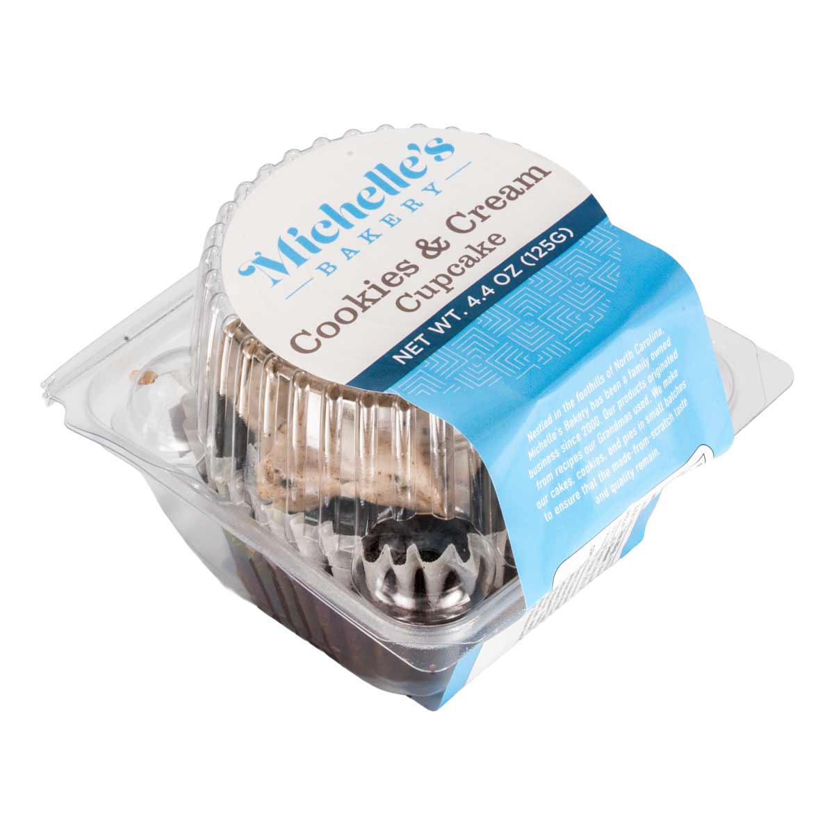 Michelle's Cookies N Cream Cupcake packaged