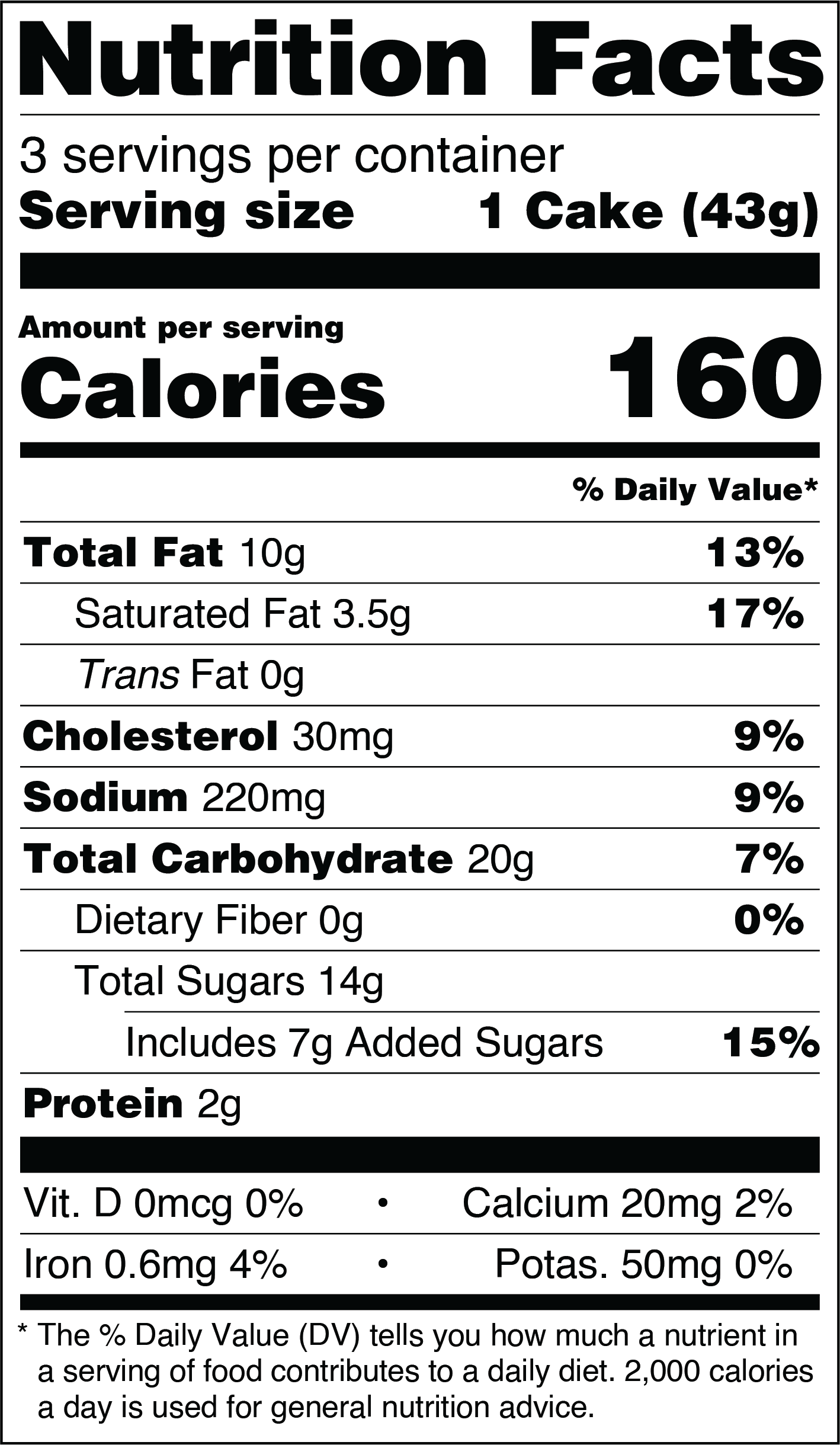 Red Velvet Cake Balls nutritionals