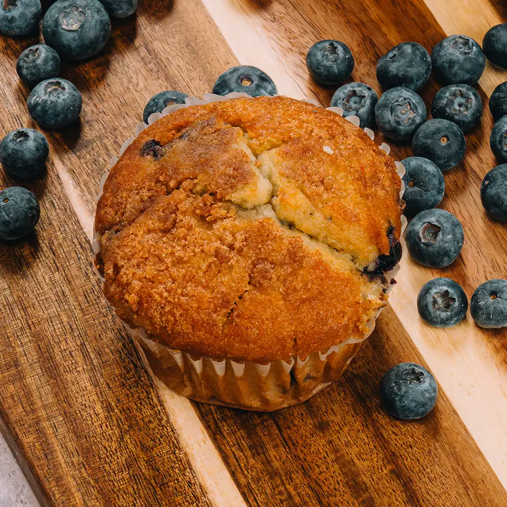 Papa's Blueberry Crum Jumbo Muffin package