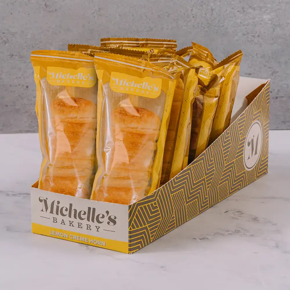 Lemon Creme Horn boxed