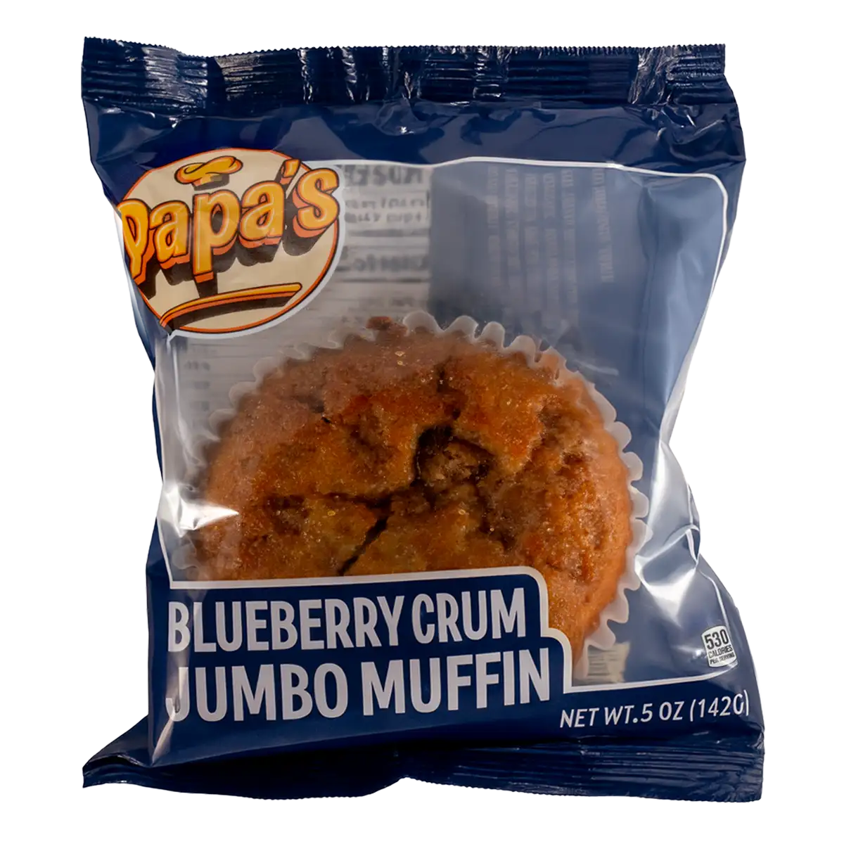 Papa's Blueberry Crum Jumbo Muffin