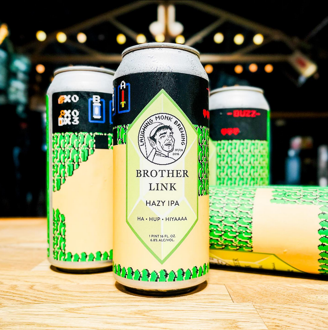 Laughing Monk Brewing Labels