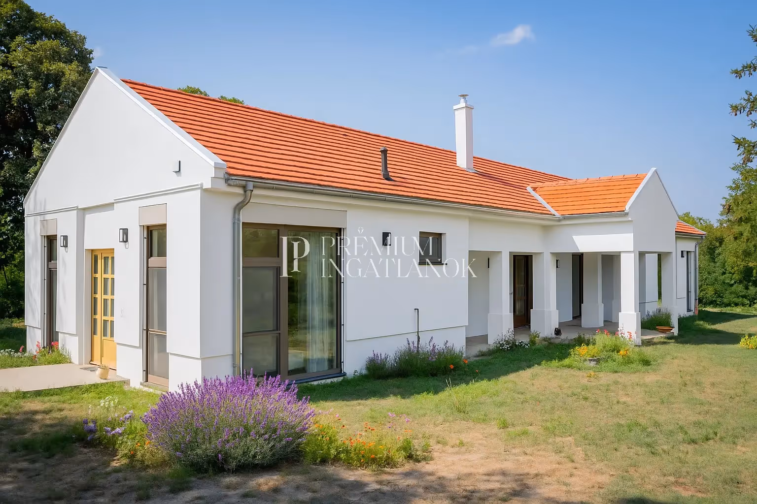 6066 Tiszaalpár - Új építésű, egyszintes luxusotthon 14 157 m² parkos birtokon