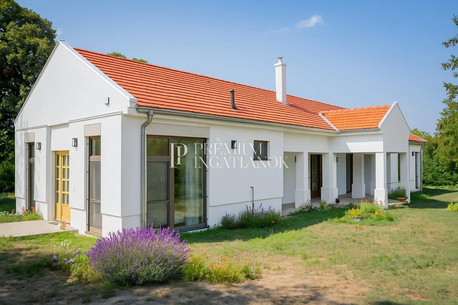 6066 Tiszaalpár - Új építésű, egyszintes luxusotthon 14 157 m² parkos birtokon