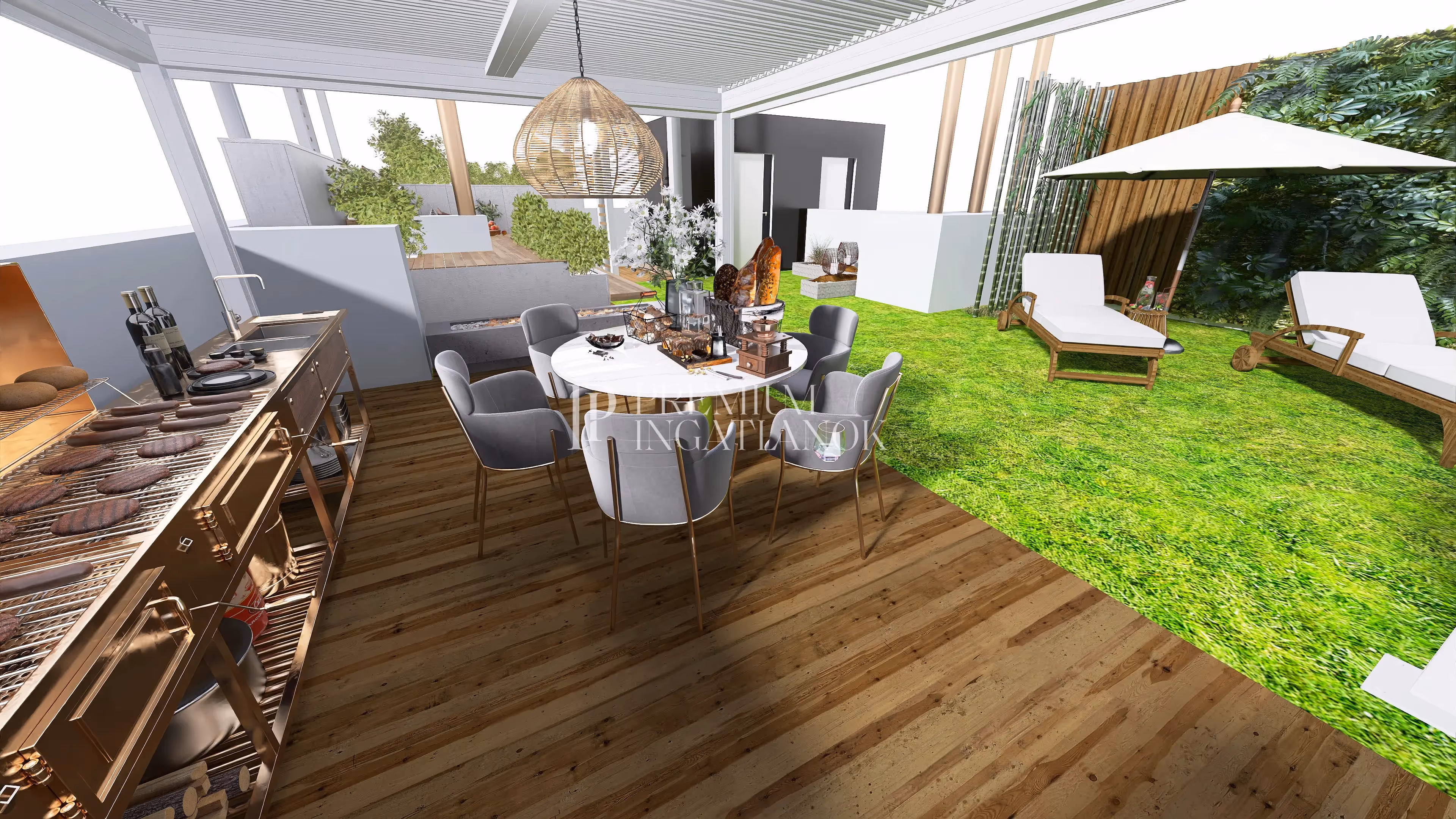 Budapest 12. kerület - Felújított 104nm-es luxuslakás,100nm-es panorámás terasszal