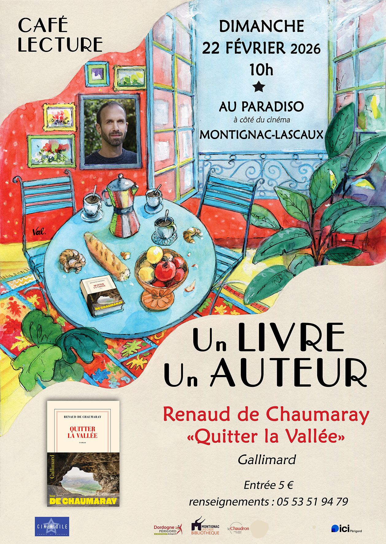 CAFÉ LECTURE  "Un Livre, Un Auteur"