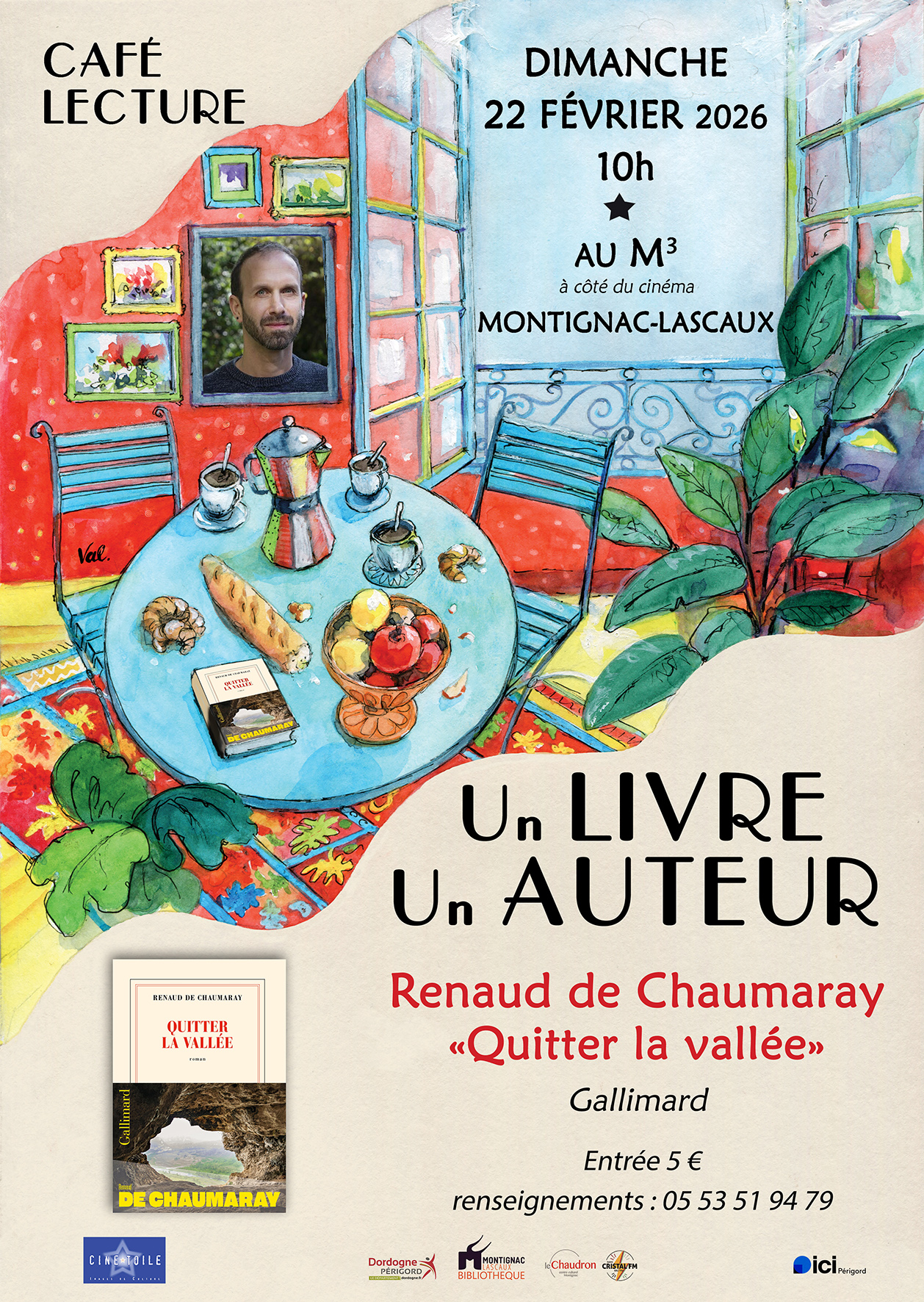 CAFÉ LECTURE  "Un Livre, Un Auteur"