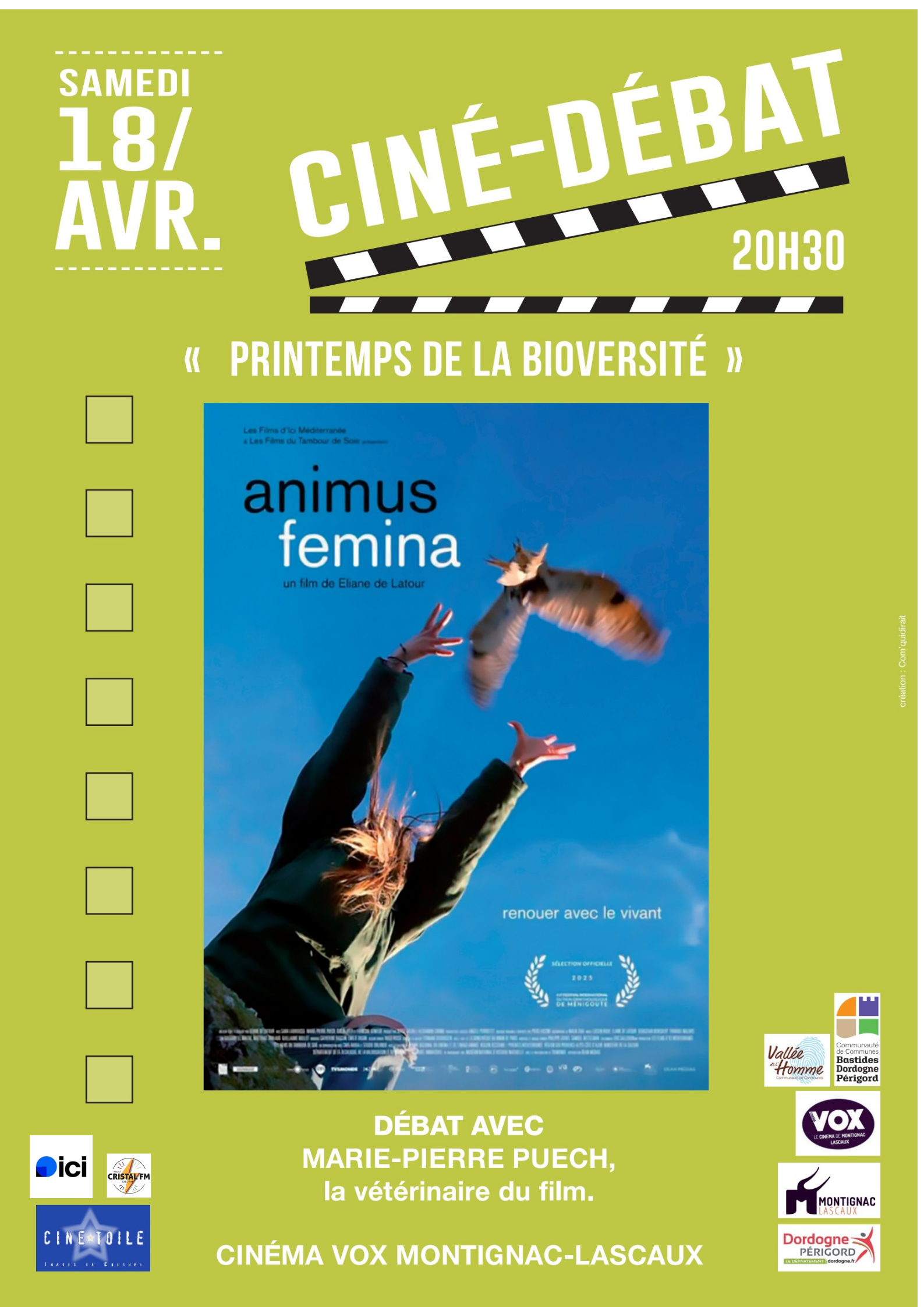 CINE DEBAT "PRINTEMPS DE LA BIODIVERSITÉ"