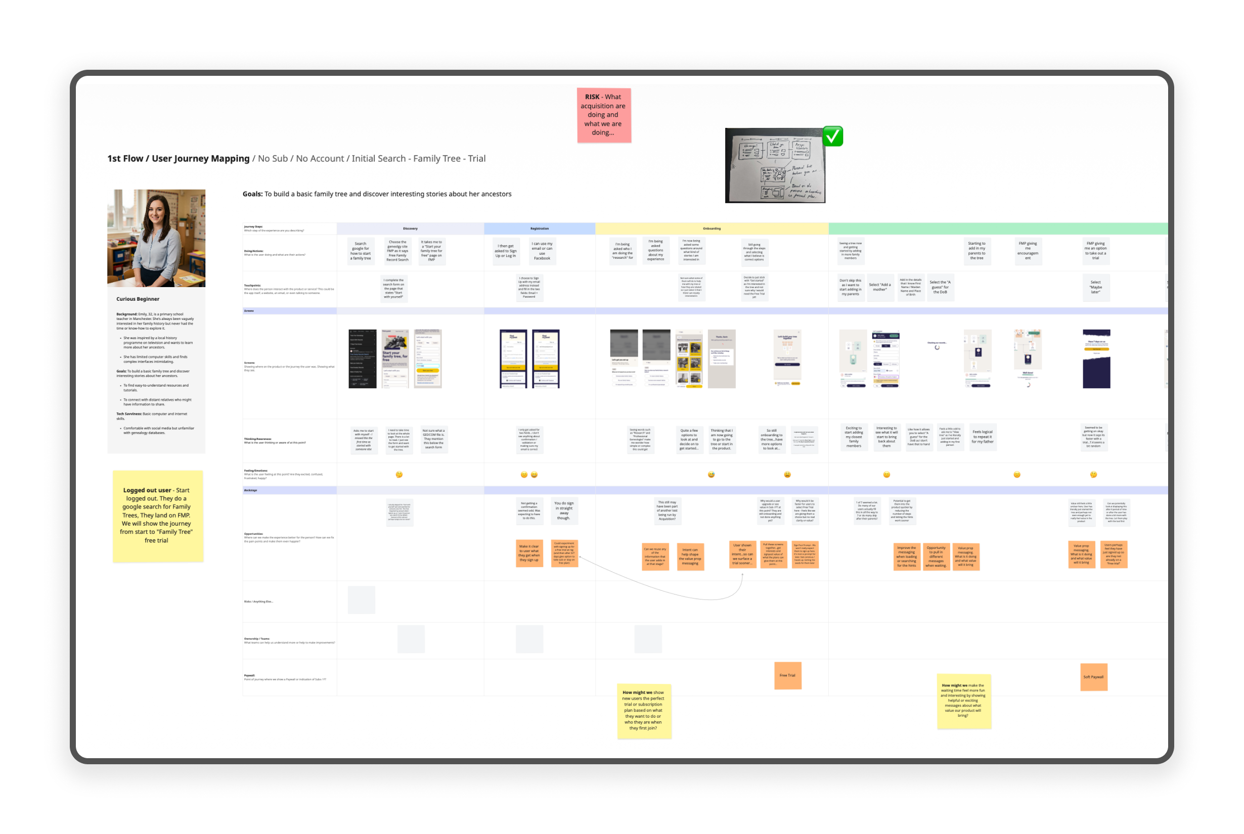 Screen showing the selection that the client can select from to be notified of.