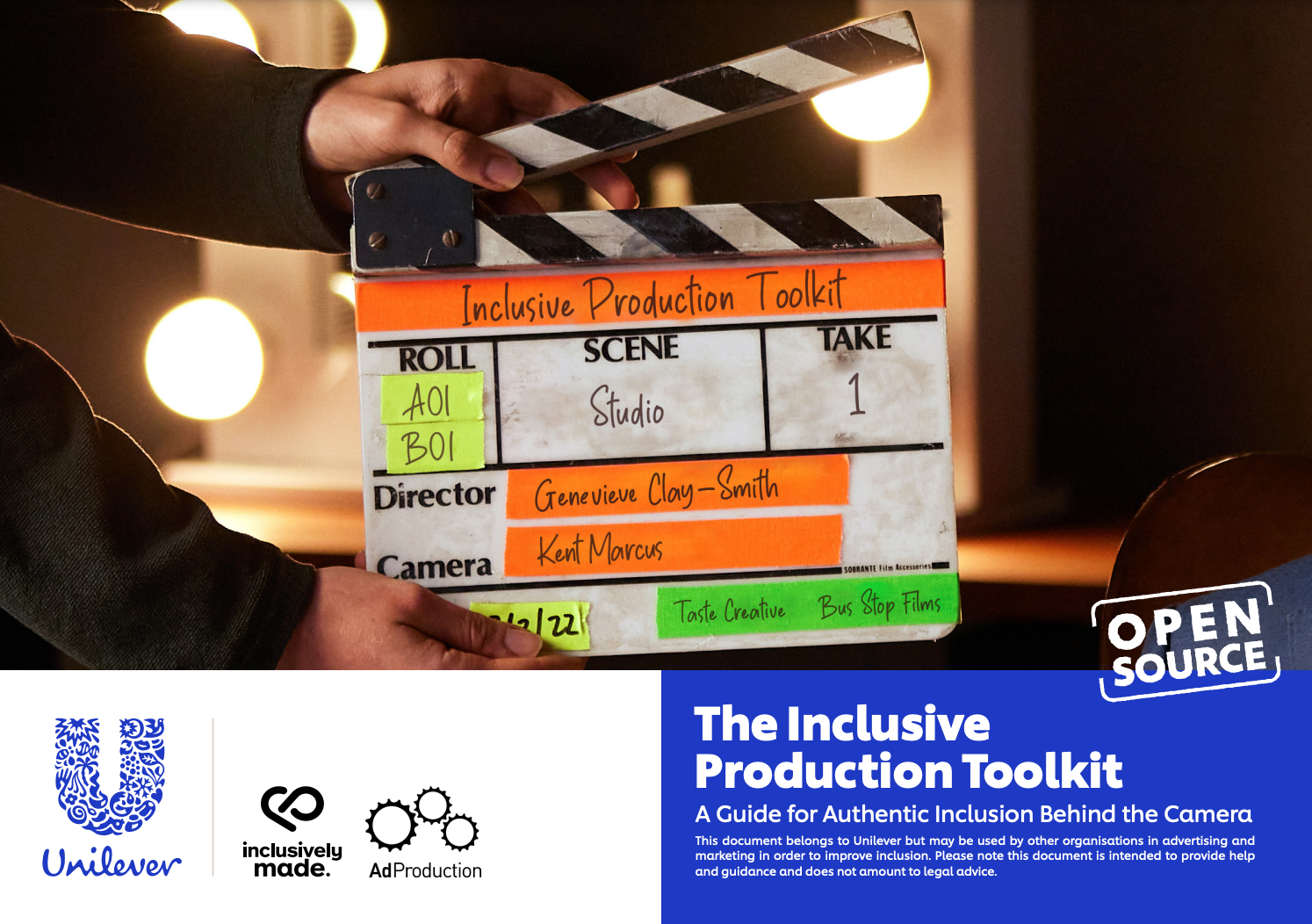The inclusive production toolkit by Unilever
