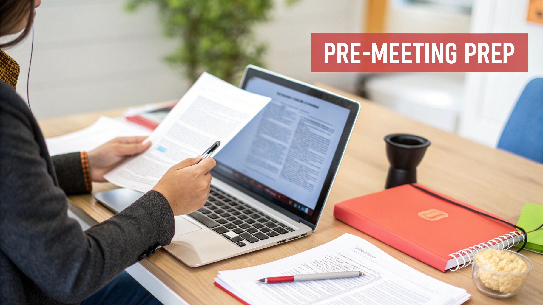 Prepare and Distribute Pre-Meeting Materials