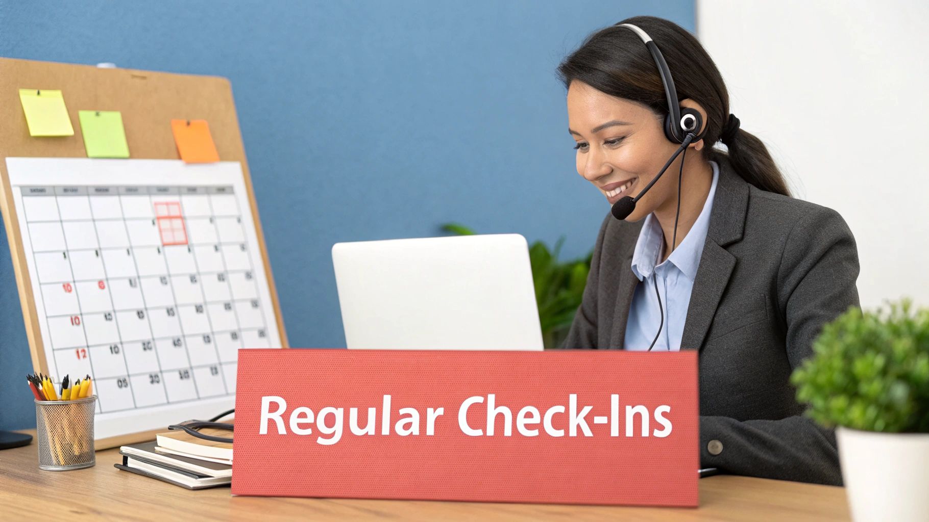Proactive Communication and Regular Check-ins