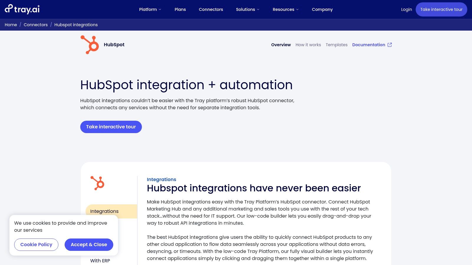 Tray.io – HubSpot Integrations