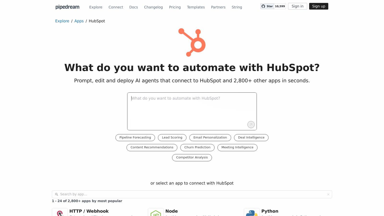 Pipedream – HubSpot Integrations
