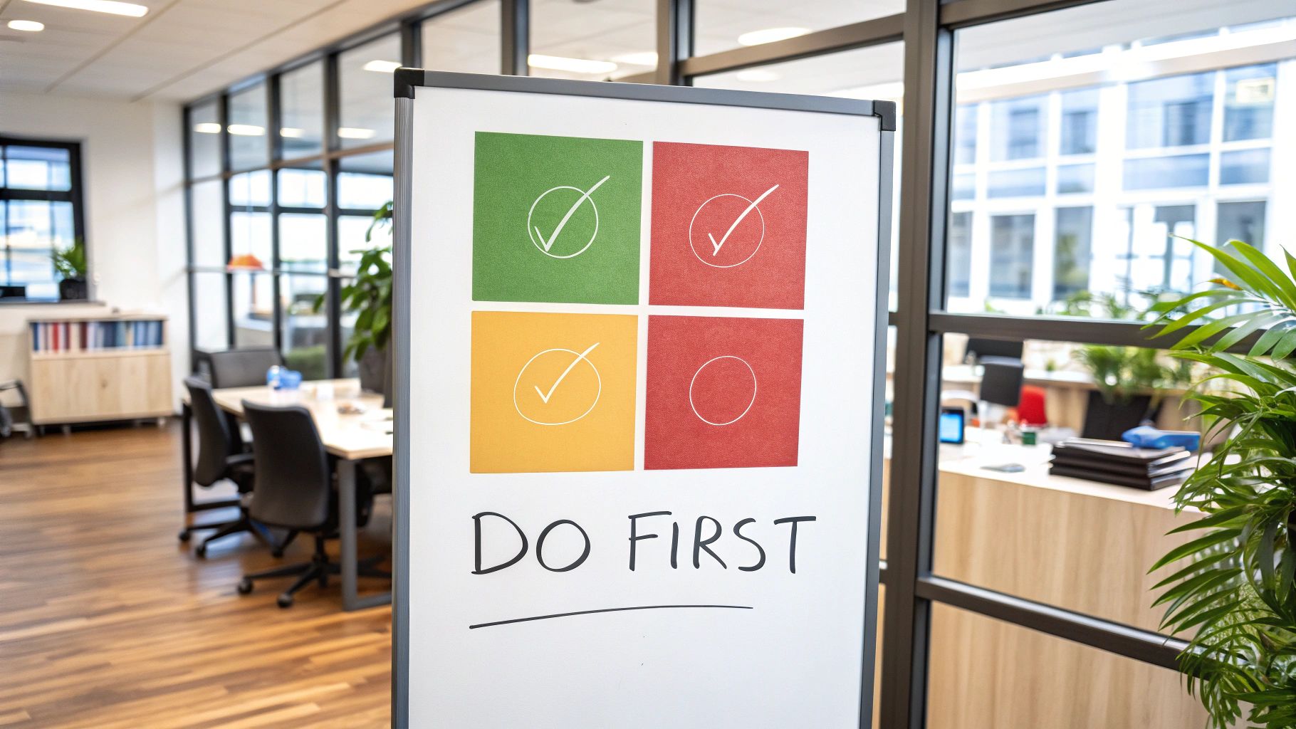 Eisenhower Matrix Action Items Template