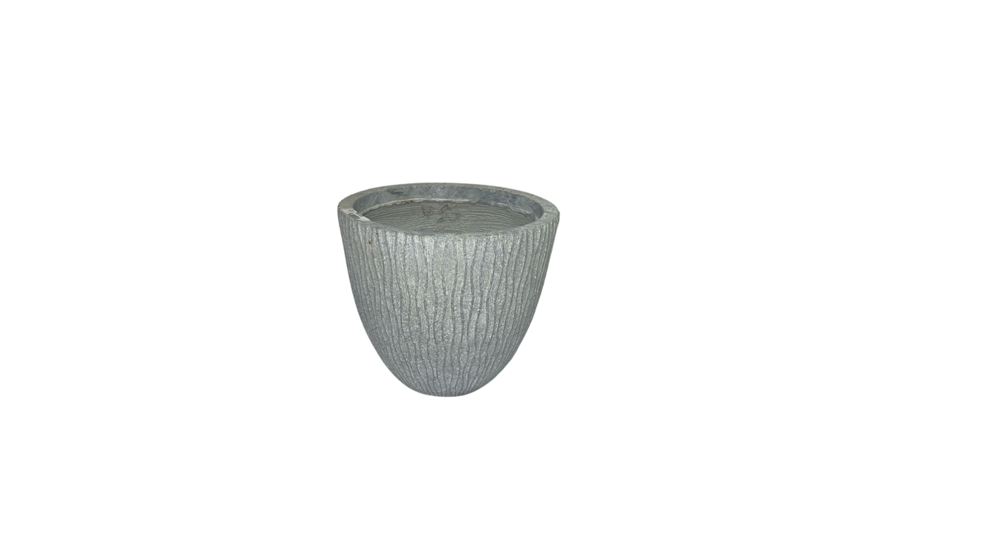 Antique Ceramic pot Light grey