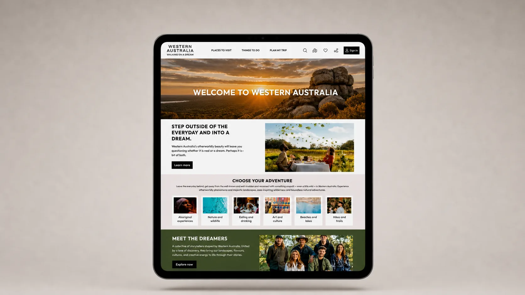 Tourism Western Australia result