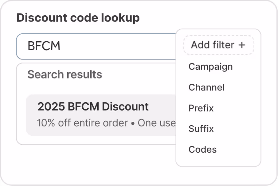Quickly look up any active discount code