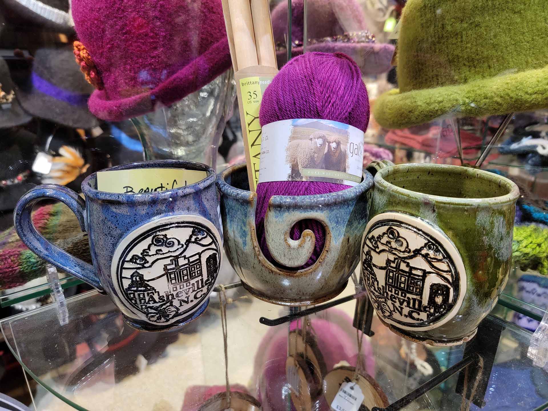 Handmade pottery and gifts at Asheville Home Crafts