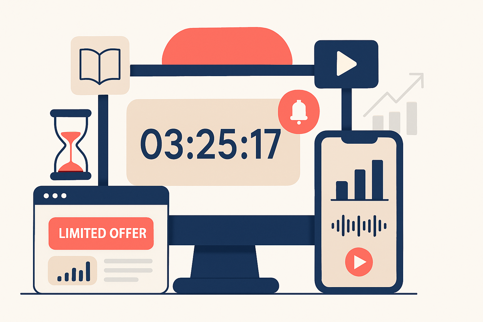 Using countdown timers in your app to boost anticipation