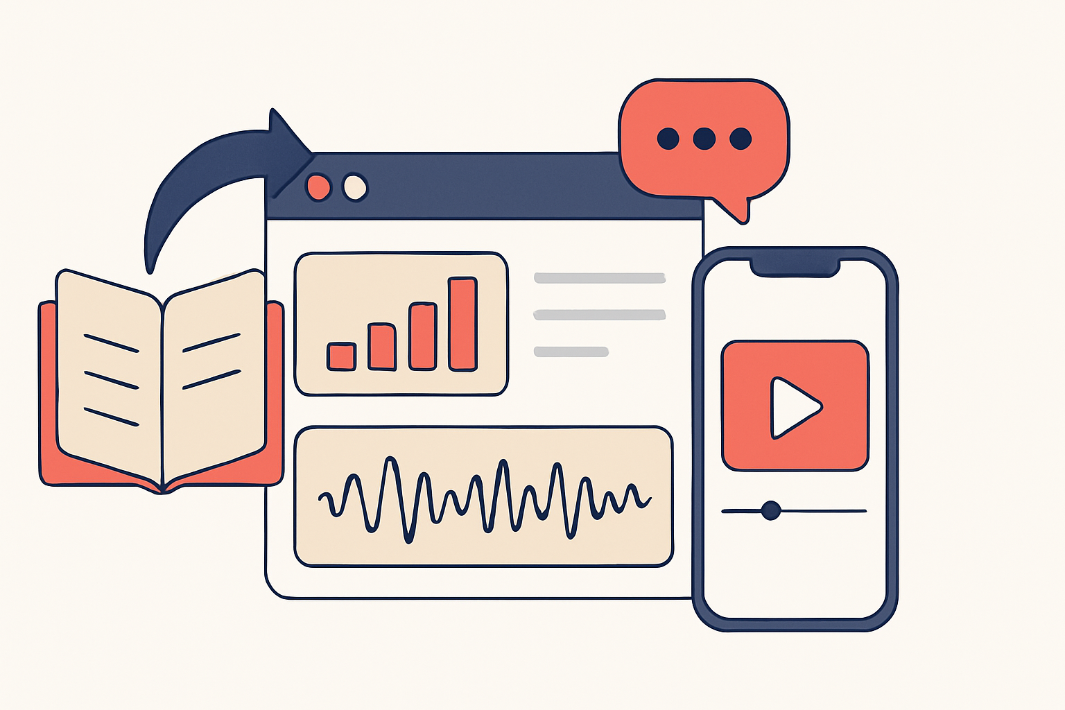 Adapting long form content into short engaging app clips
