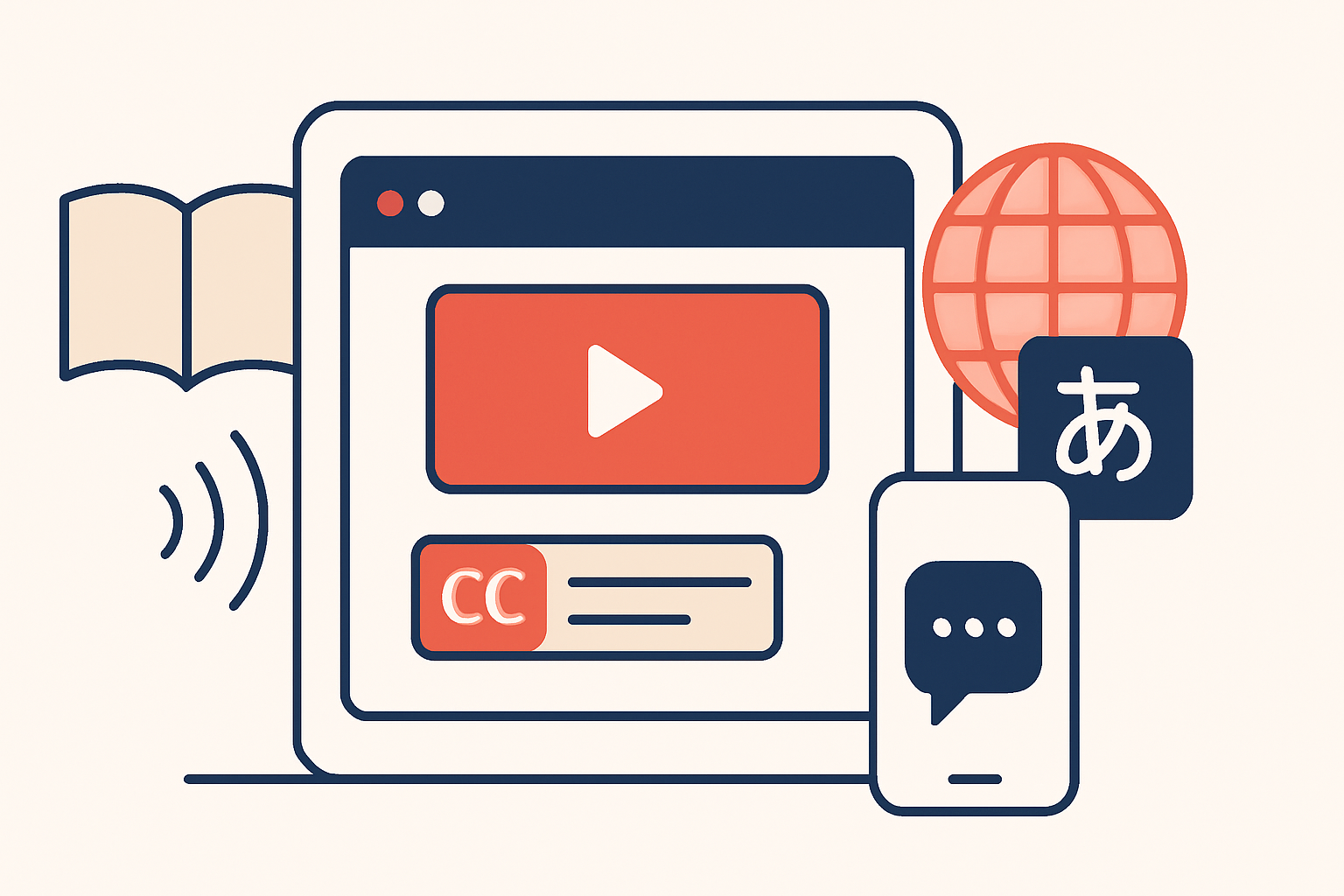 Making your content accessible with subtitles and translations