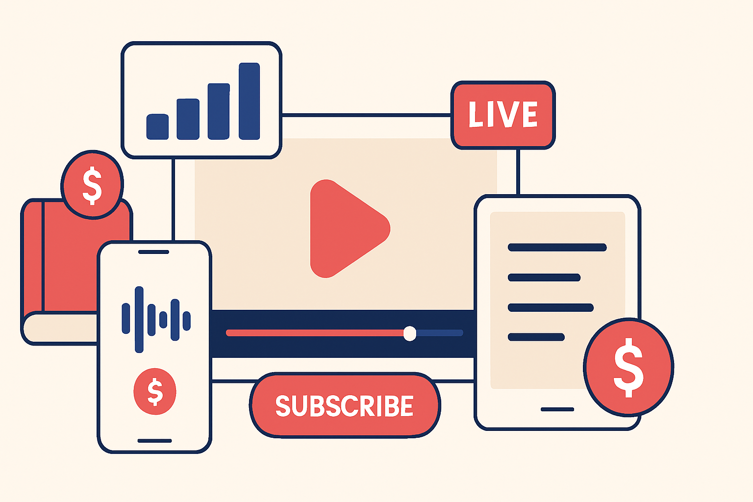 Live streaming platforms for subscription-based apps