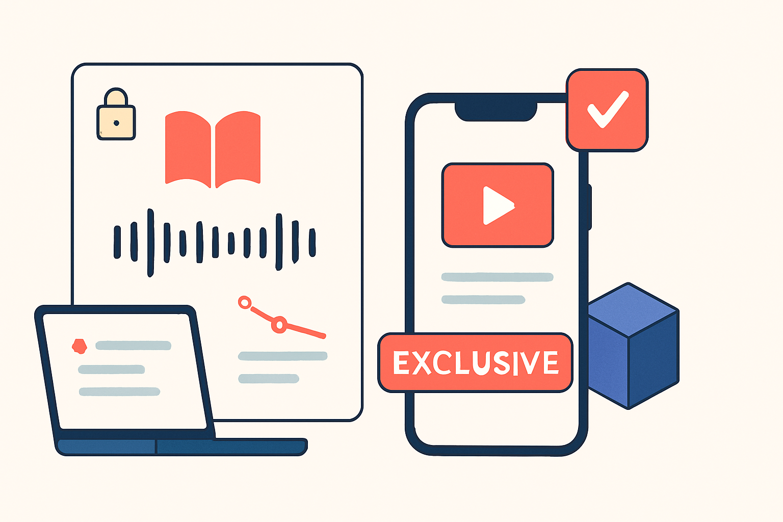 Licensing content vs. keeping it app-exclusive