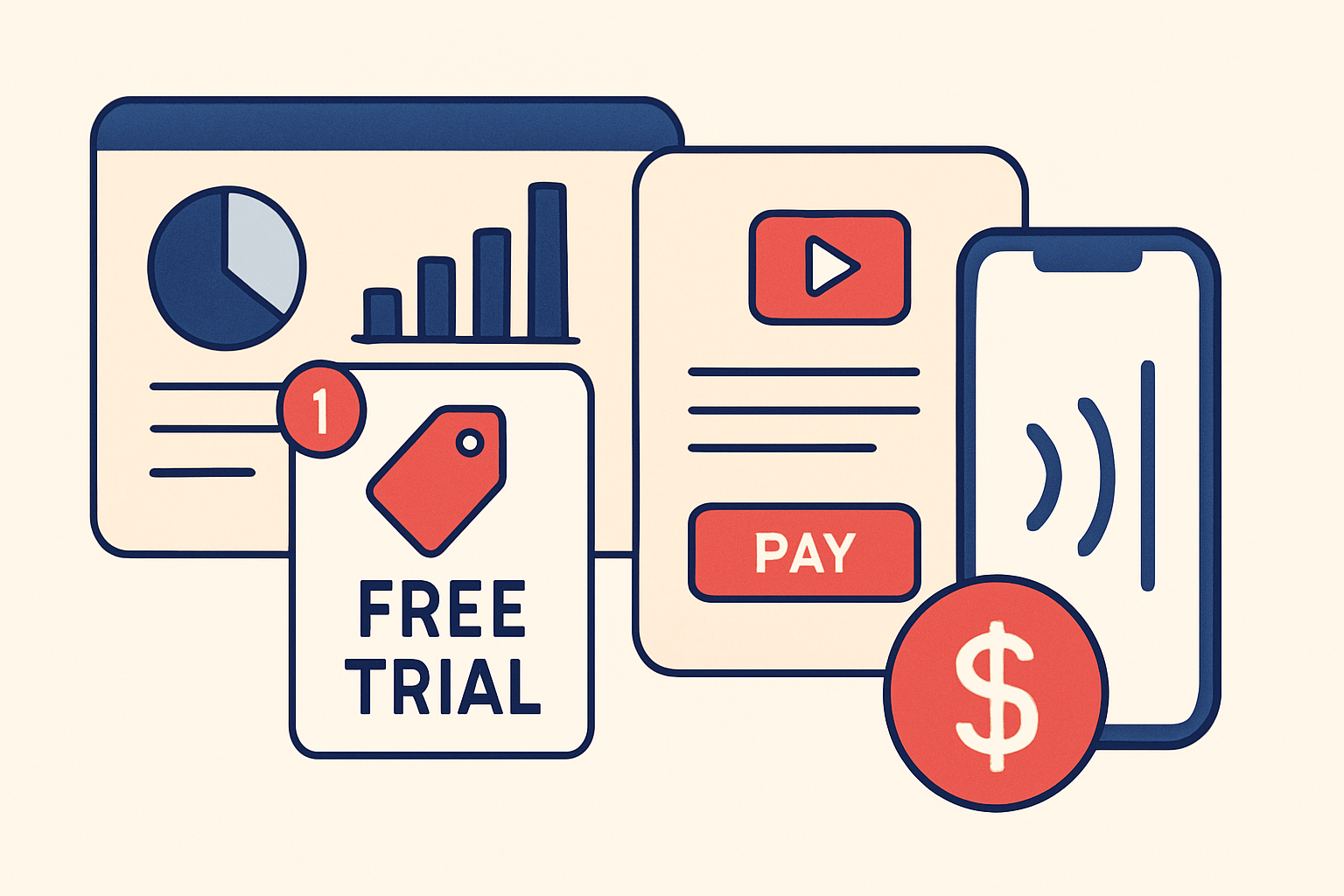 Comparing free trials vs. paid app launches