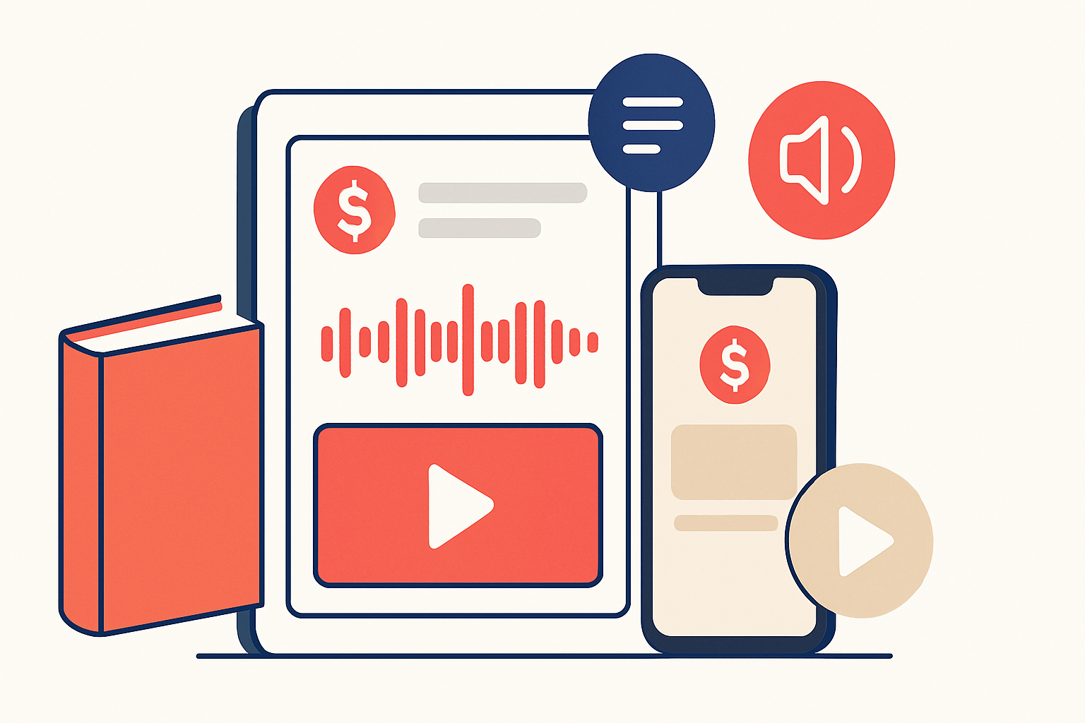 Best ways to package text, audio, and video