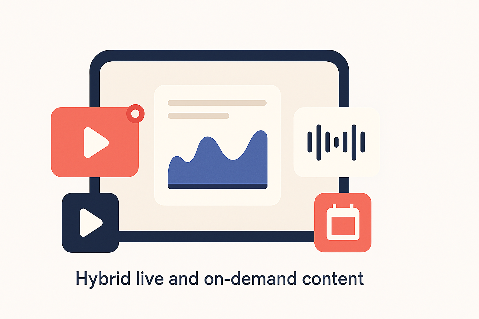Hybrid live and on-demand content trends