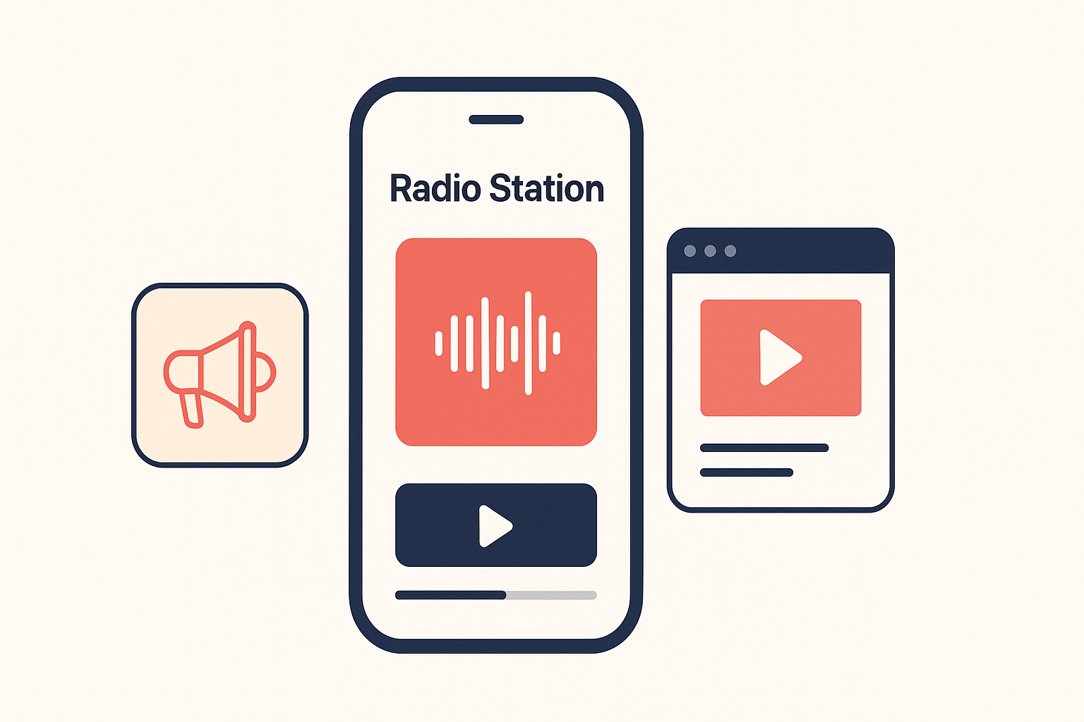 Make your own radio station app