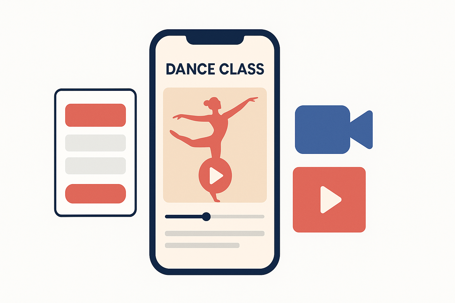 Dance class and streaming app