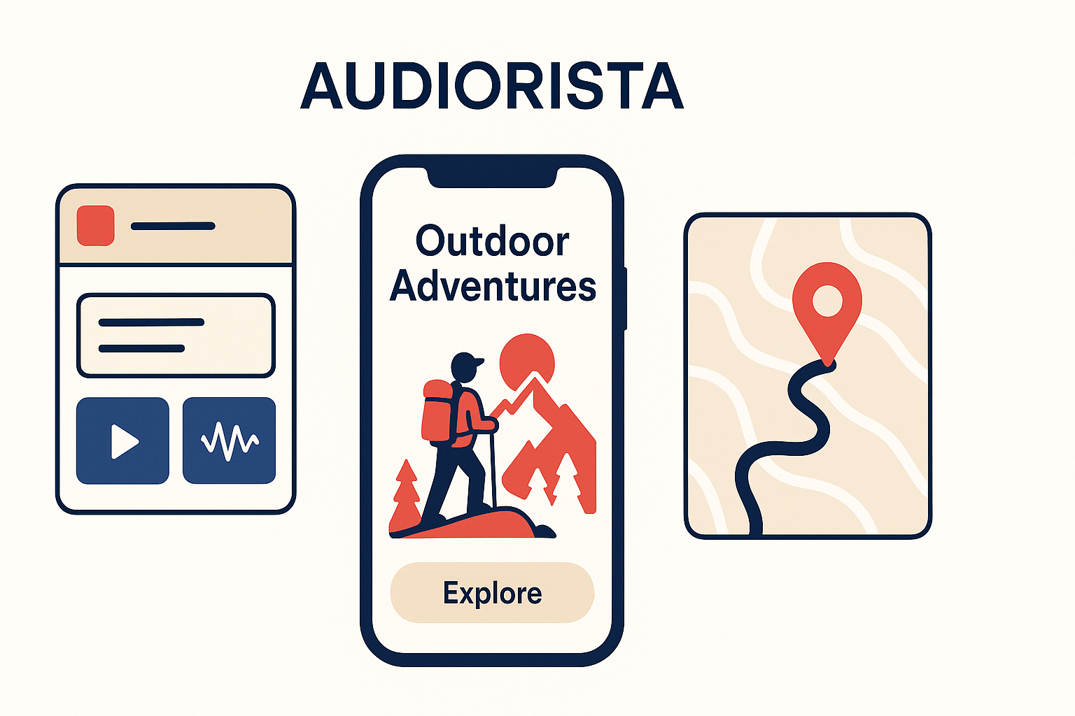 Outdoor adventure guide app