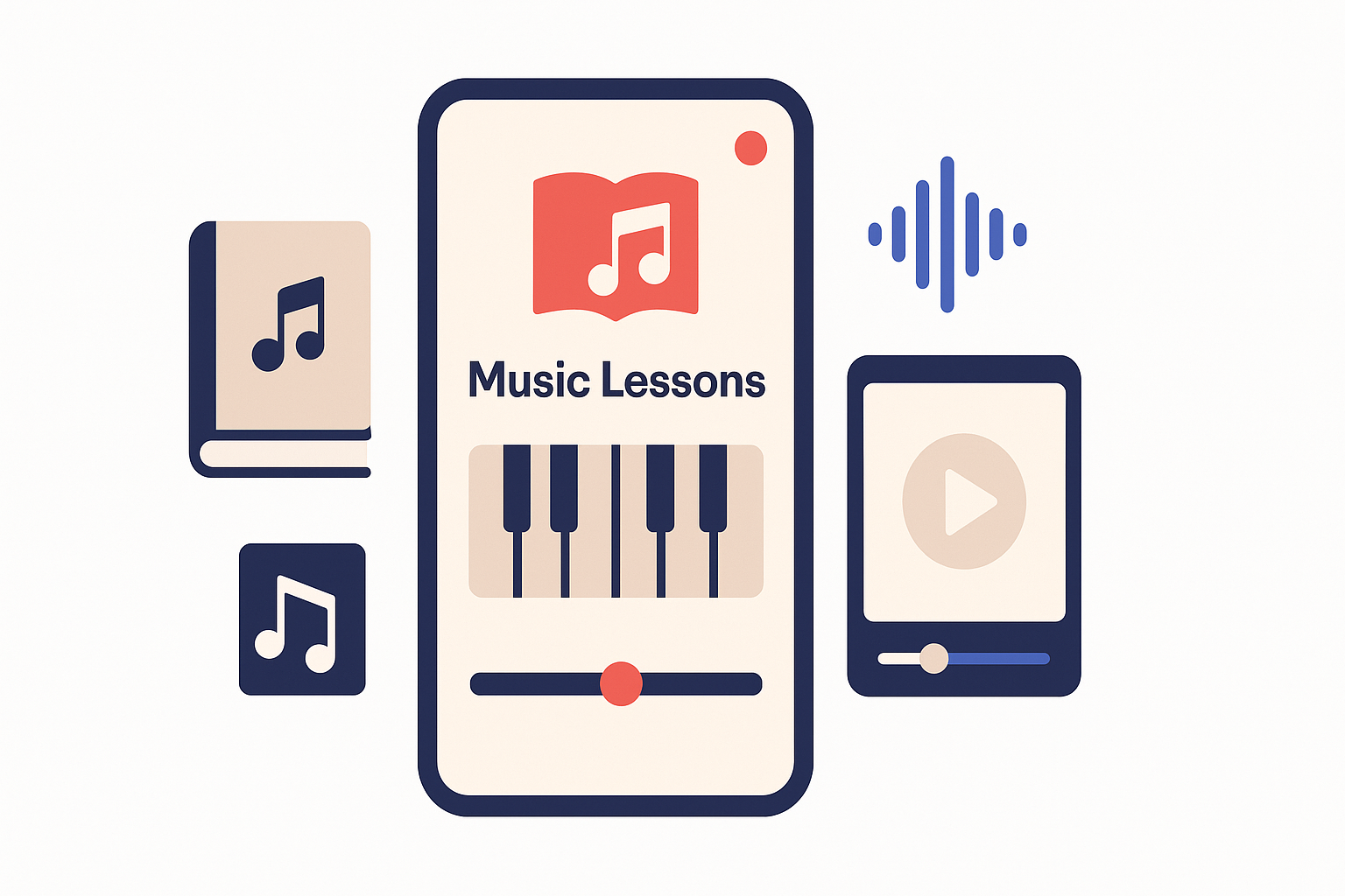 Music education and practice app
