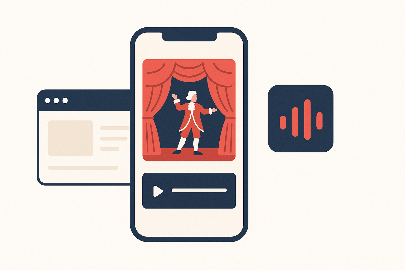 Theater performance streaming app