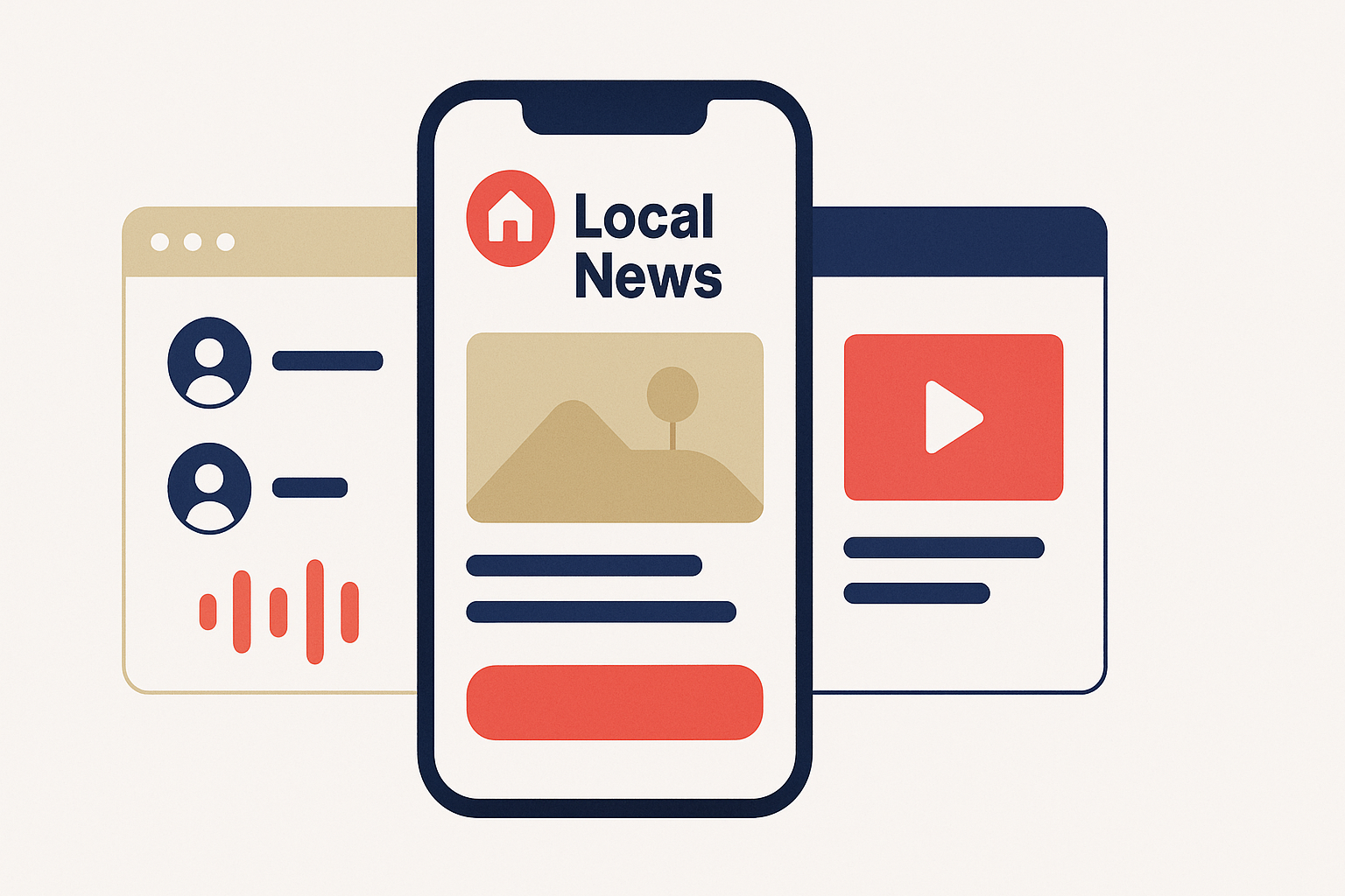 Local community news app