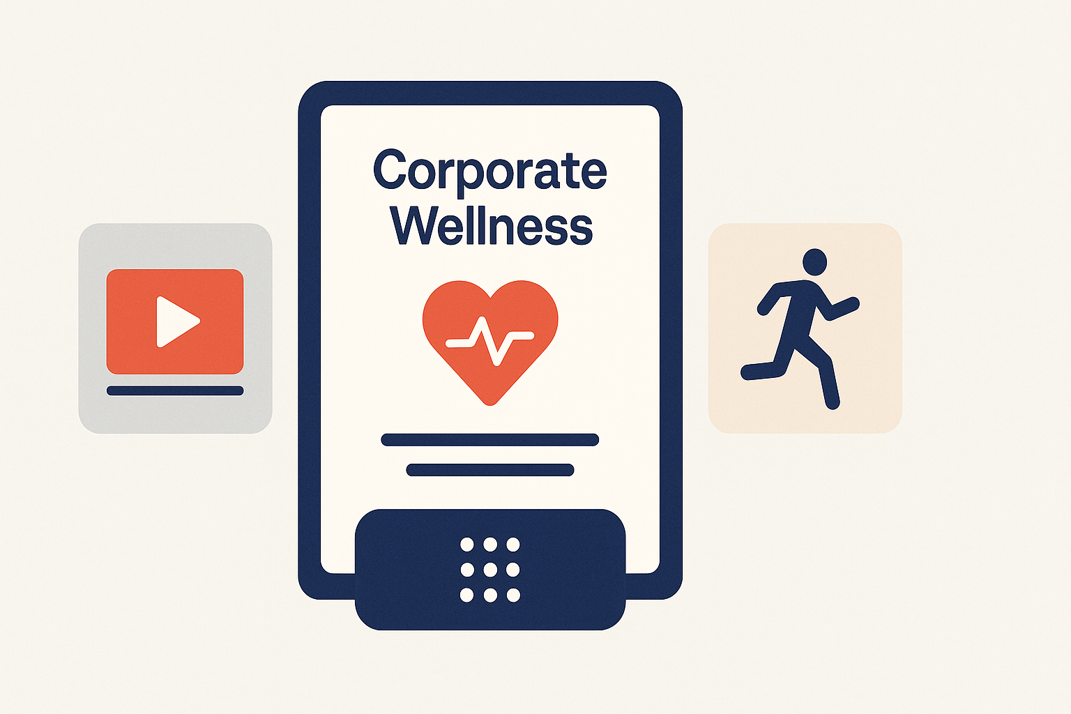 Corporate wellness program app