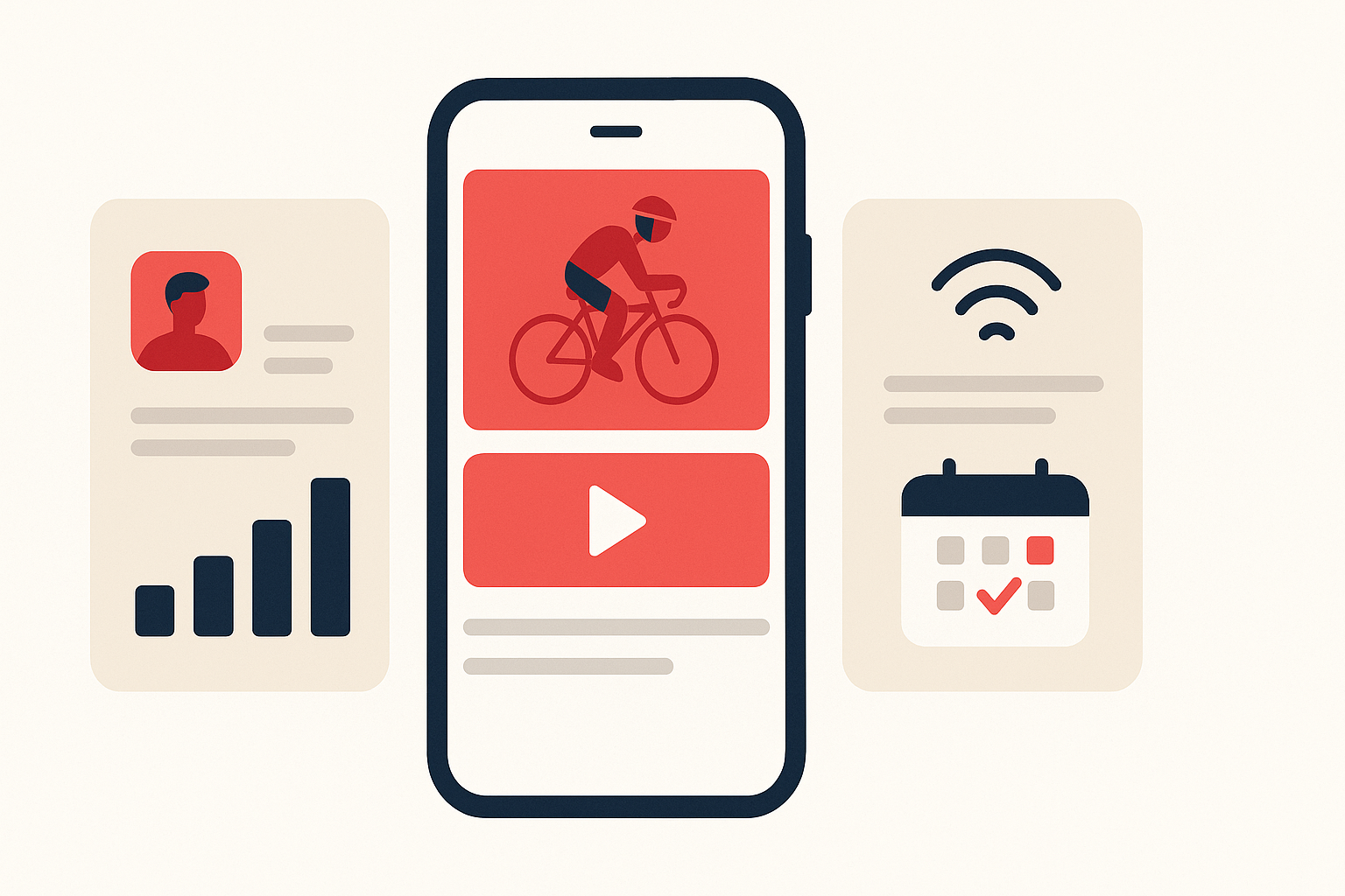 Cycling training app