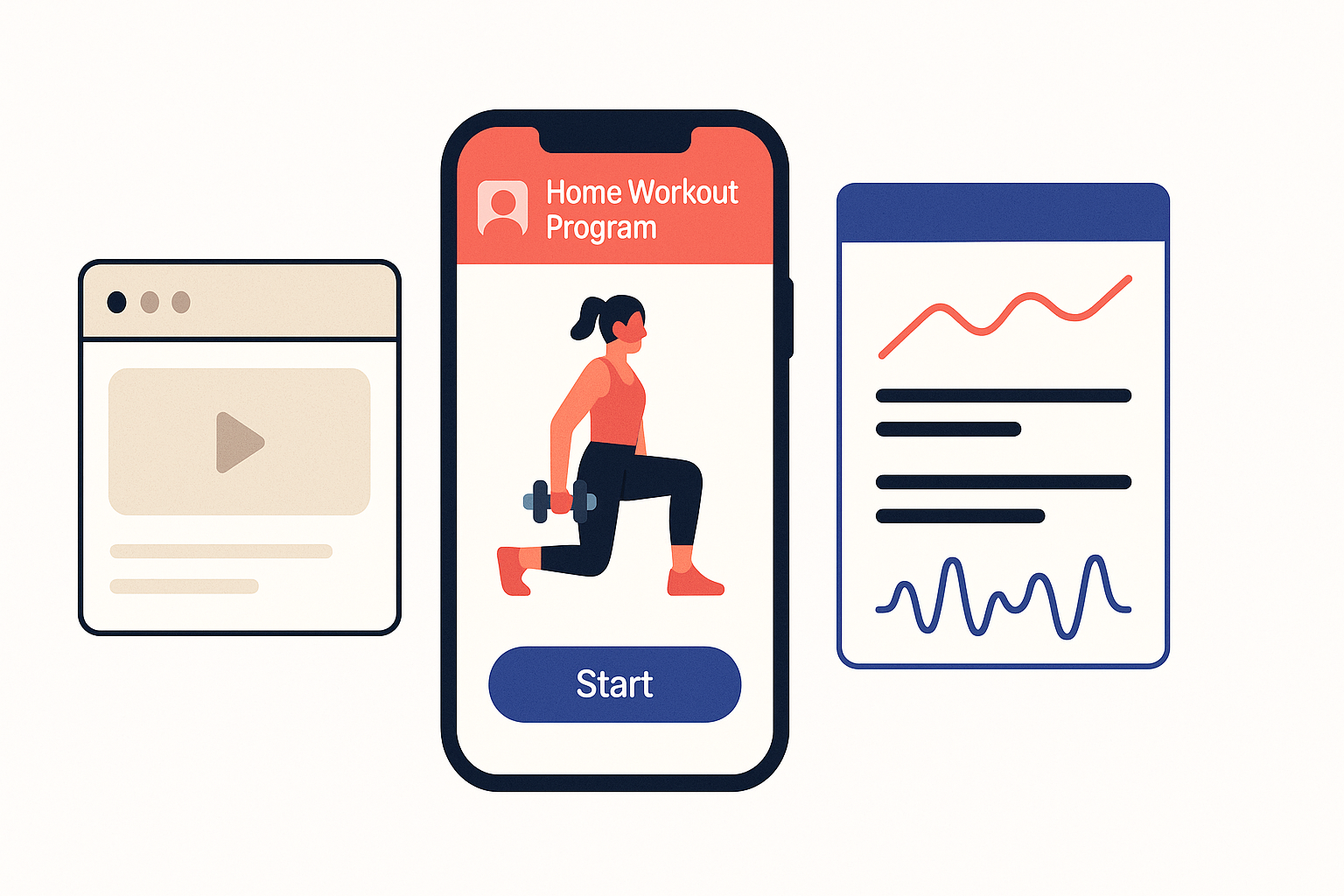 Home workout program app