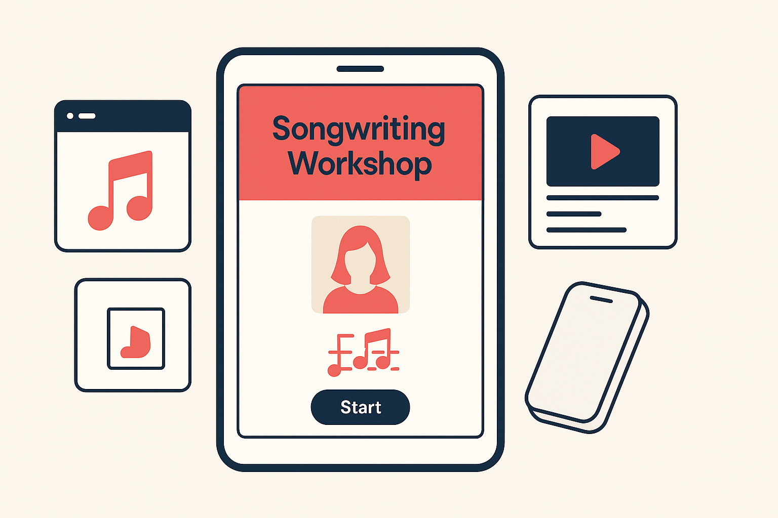 Songwriting workshop app