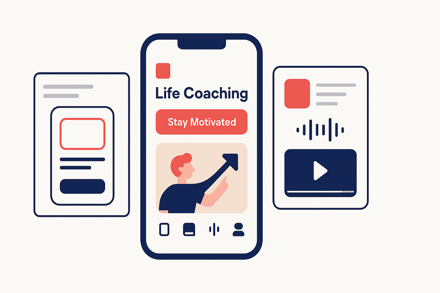Life coaching and motivation app