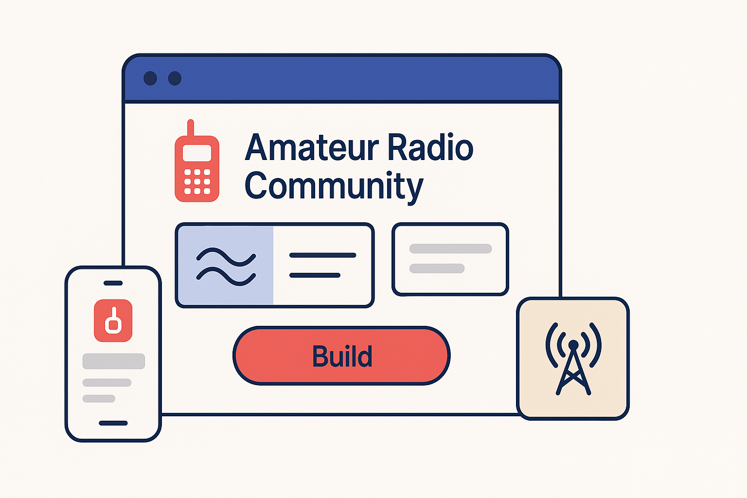 Amateur radio community app