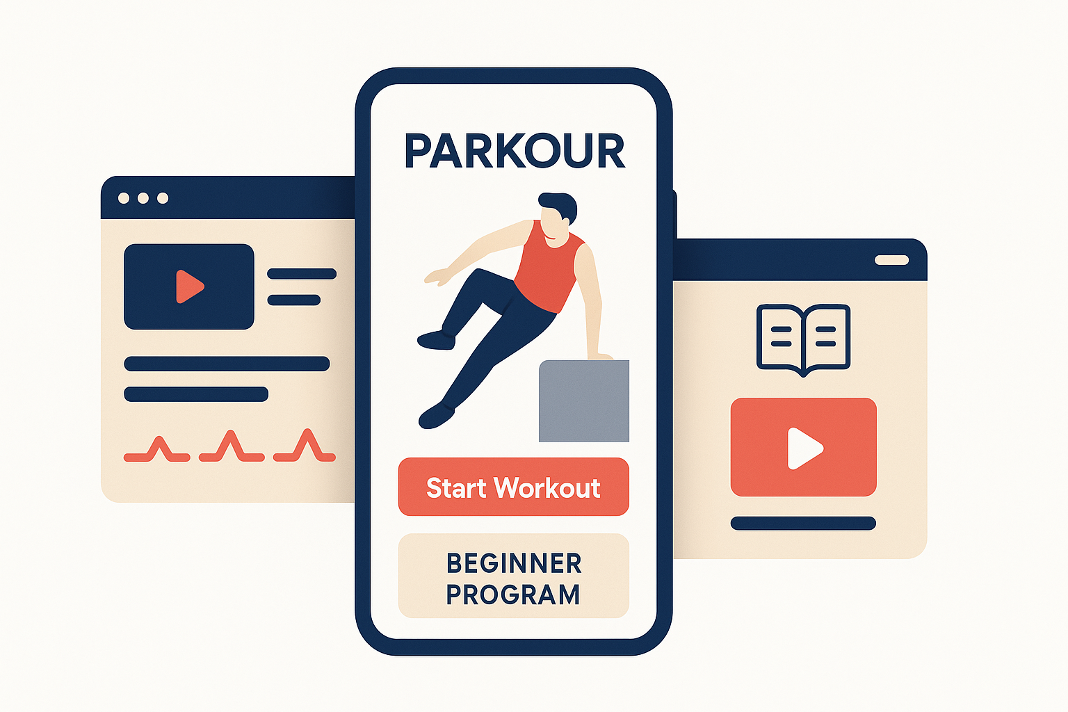 Parkour training app